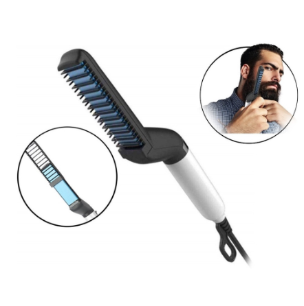Peigne électrique pour barbe et cheveux pour hommes